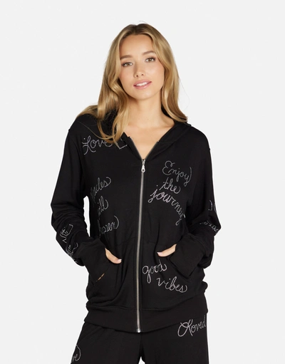 Lauren Moshi Moira Crystal Affirmations In Black