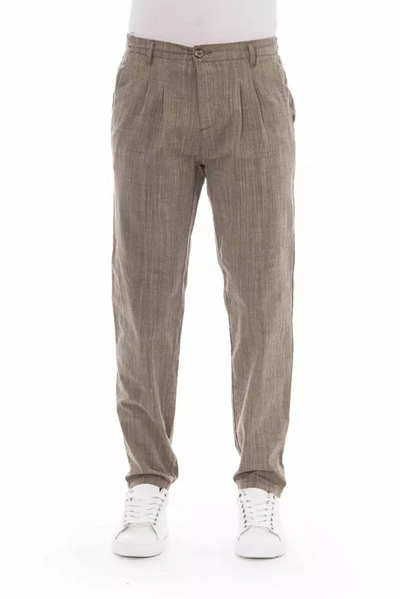 Baldinini Trend Cotton Jeans & Men's Pant In Beige