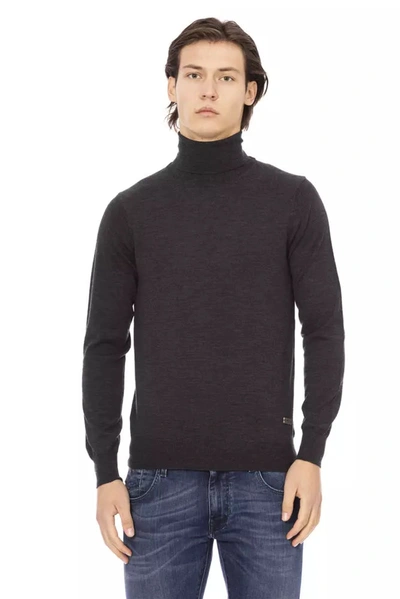 Baldinini Trend Fabric Men's Sweater In Gray