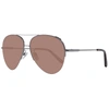 BALLY BALLY SILVER UNISEX  SUNGLASSES