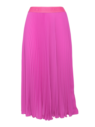 Versace Jeans Couture Skirt In Fuchsia