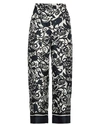 S Max Mara ' Woman Pants Navy Size 12 Silk In Blue