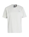 Adidas By Stella Mccartney Logo Printed Crewneck T-shirt In Grey