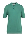 Reyer Man Sweater Green Size 42 Viscose, Cashmere In Green