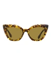 Oliver Peoples Laiya Cat Eye Ov5452s Sunglasses Woman Sunglasses Brown Size 55 Acetat