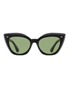 Oliver Peoples Laiya Cat Eye Ov5452s Sunglasses Woman Sunglasses Black Size 55 Acetat