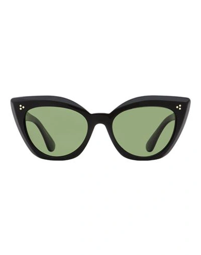 Oliver Peoples Laiya Cat Eye Ov5452s Sunglasses Woman Sunglasses Black Size 55 Acetat