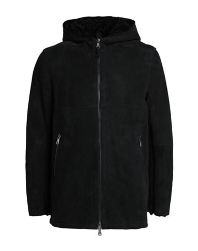 Garrett Man Jacket Black Size 46 Soft Leather