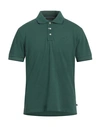 Jacob Cohёn Man Polo Shirt Dark Green Size M Cotton, Elastane