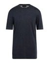 Liu •jo Man Man Sweater Navy Size 3xl Cotton In Navy Blue
