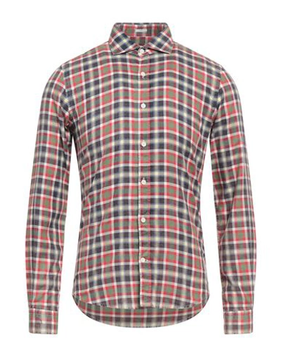 Come To Man Shirt Red Size 15 Cotton