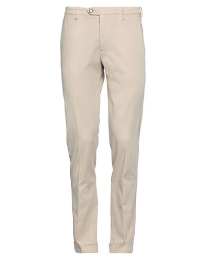 Betwoin Man Pants Beige Size 38 Cotton, Elastane