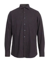 Caliban 820 Man Shirt Khaki Size 16 Cotton In Beige