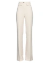 Elisabetta Franchi Woman Pants Beige Size 10 Polyester, Elastane