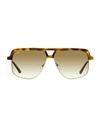 Mcm Navigator 708s Sunglasses Man Sunglasses Gold Size 60 Acetate, Metal