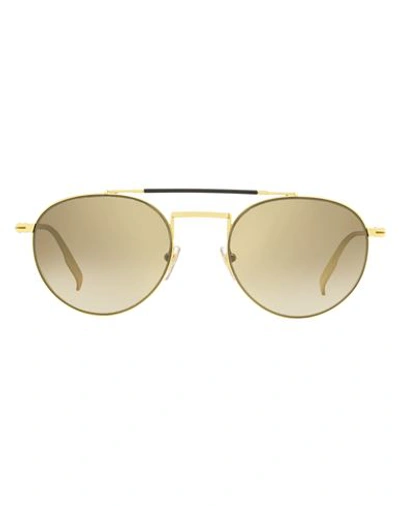 Zegna Oval Ez0140 Sunglasses Man Sunglasses Gold Size 52 Metal