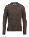 Bellwood Man Sweater Brown Size 44 Synthetic Fibers, Alpaca Wool, Wool, Silk, Polyamide