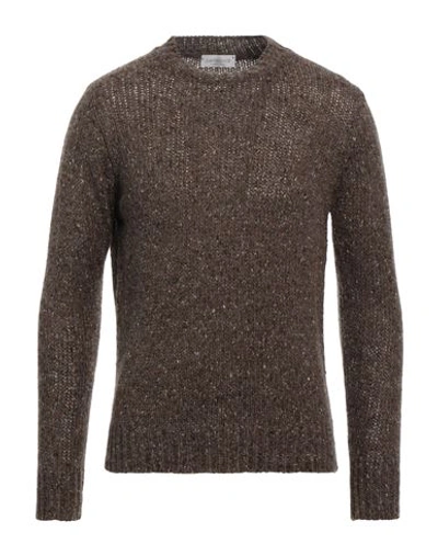 Bellwood Man Sweater Brown Size 44 Synthetic Fibers, Alpaca Wool, Wool, Silk, Polyamide