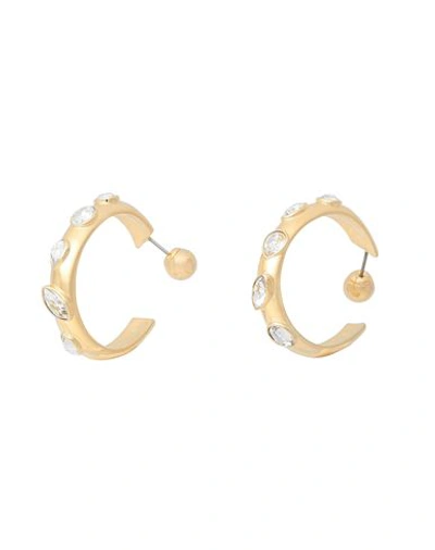 Swarovski Dextera Hoop Earrings, Mixed Cuts, White, Gold-tone Plated Woman Earrings Gold Size - Meta