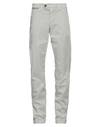 Eleventy Man Pants Light Grey Size 31 Cotton, Elastane In Grey
