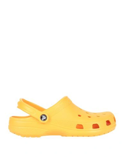 Crocs Woman Mules & Clogs Mandarin Size 7 Eva (ethylene - Vinyl - Acetate) In Mandarin