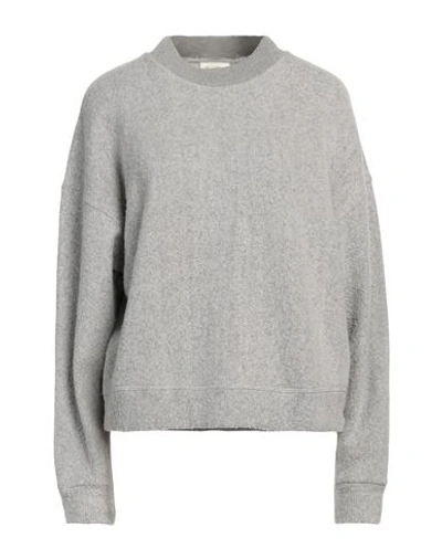 American Vintage Woman Sweater Grey Size L Cotton