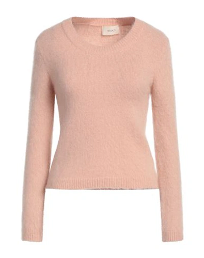 Vicolo Woman Sweater Blush Size Onesize Polyamide, Acrylic, Mohair Wool, Wool, Elastane In Pink