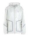 Adidas By Stella Mccartney Asmc Tpa Jkt Woman Jacket Light Grey Size L Recycled Polyester In Grey