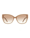 Jimmy Choo Shay Oversize-frame Sunglasses In Fantasy