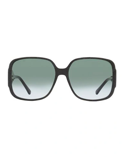 Jimmy Choo Square Tara/s Sunglasses Woman Sunglasses Black Size 59 Acetate