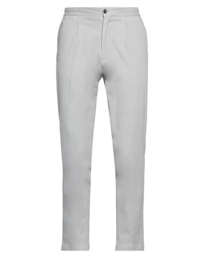 Devore Incipit Man Pants Grey Size 34 Cotton, Cashmere, Elastane In Grey