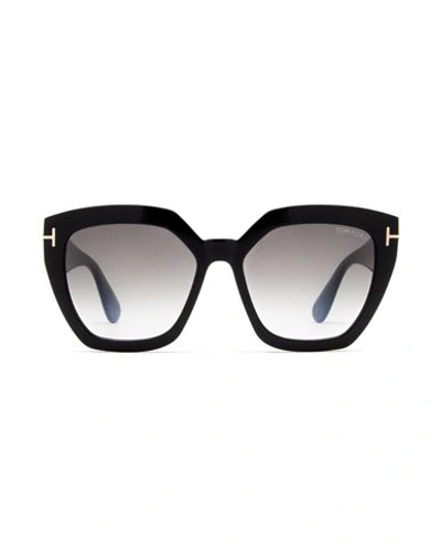 Tom Ford Phoebe Square-frame Sunglasses In Black