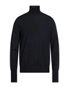 Pt Torino Man Turtleneck Midnight Blue Size 38 Virgin Wool