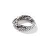 John Hardy 1.8mm Chain Ring In Silver-tone