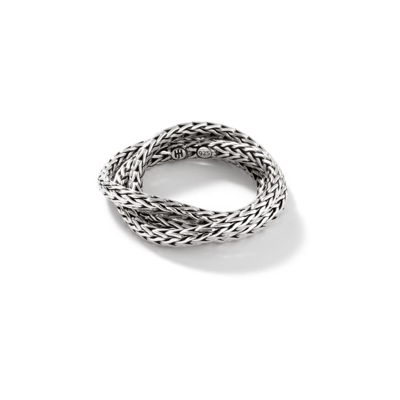 John Hardy Classic Chain 2.5mm Sterling Silver Rolling Ring - Rb900789x7 In Silver-tone