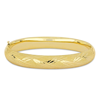 AMOUR AMOUR GOLD BANGLE IN 14K YELLOW GOLD