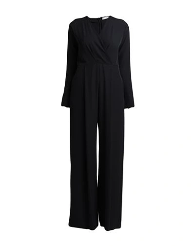 Suoli Woman Jumpsuit Black Size 6 Polyester, Elastane