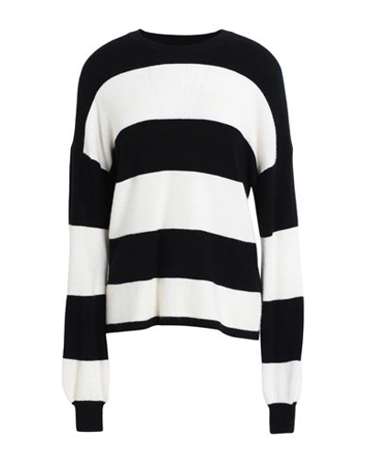 Only Stripe Sweater In Black