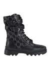 Karl Lagerfeld Woman Ankle Boots Black Size 10 Soft Leather In Black