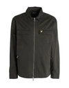 Lyle & Scott Man Shirt Dark Green Size M Cotton