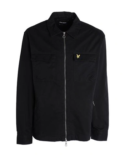 Lyle & Scott Man Shirt Black Size L Cotton