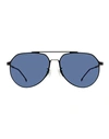 Hugo Boss Boss  Pilot B1404fsk Sunglasses Man Sunglasses Blue Size 61 Metal