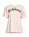 John Richmond Woman T-shirt Pink Size S Cotton In Pink