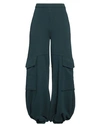 8pm Woman Pants Deep Teal Size S Cotton, Polyester In Green