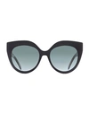 Elie Saab Cat-eye Sunglasses In Black