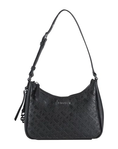 Hugo Boss Boss Woman Shoulder Bag Black Size - Bovine Leather