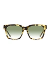 Mcm 713 Sa Rectangular Sunglasses In Brown
