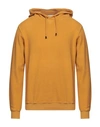 FILIPPO DE LAURENTIIS FILIPPO DE LAURENTIIS MAN SWEATSHIRT OCHER SIZE 40 COTTON