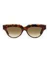 Victoria Beckham Cateye Vb602s Sunglasses Woman Sunglasses Red Size 53 Acetate