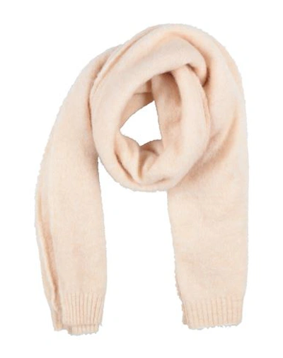 American Vintage Woman Scarf Blush Size - Mohair Wool, Wool, Polyamide, Elastane In Pink